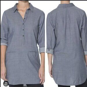Icebreaker Grey/Blue Tunic/Dress Top Size Medium